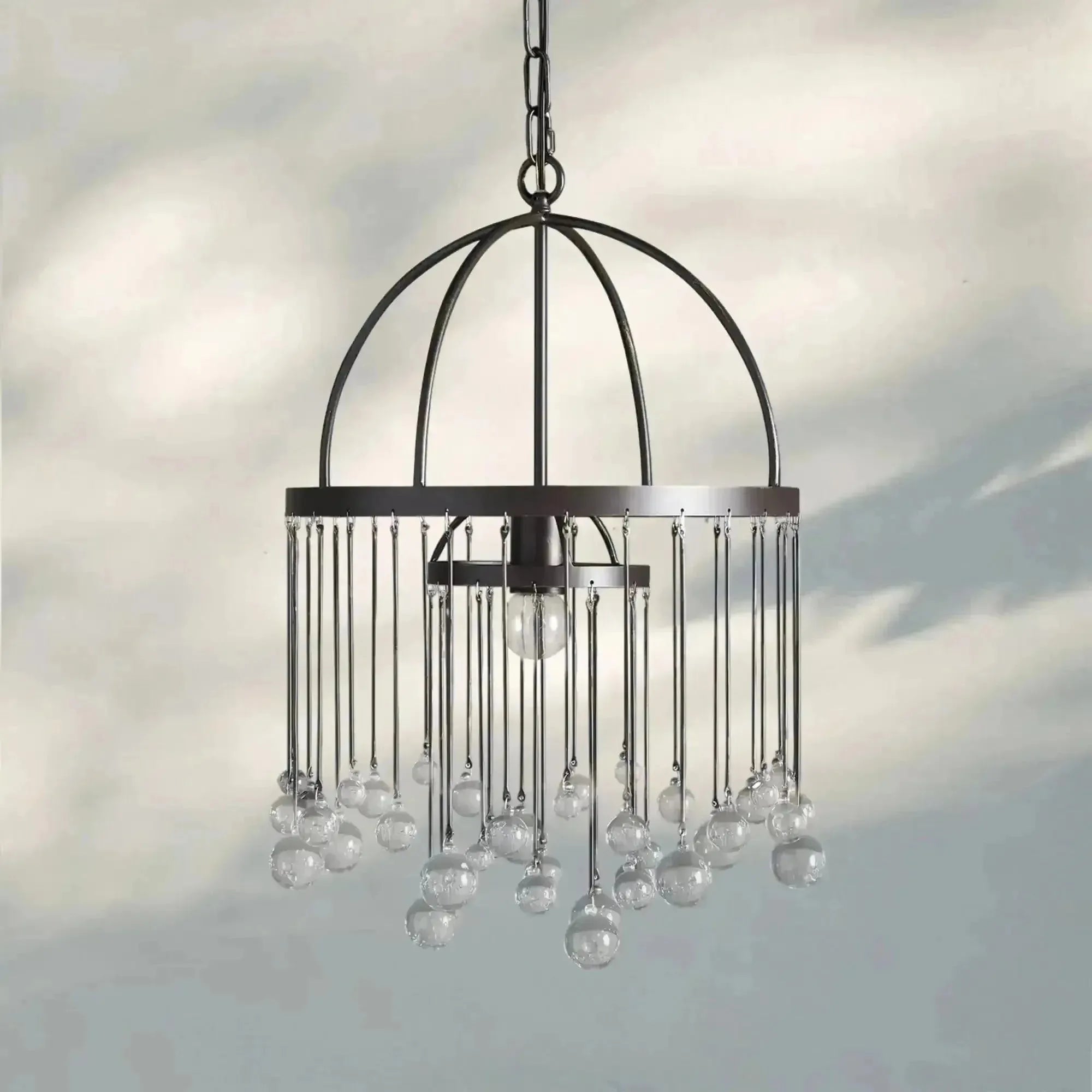 Aubrey Modern Crystal Ball Pendant Lamp