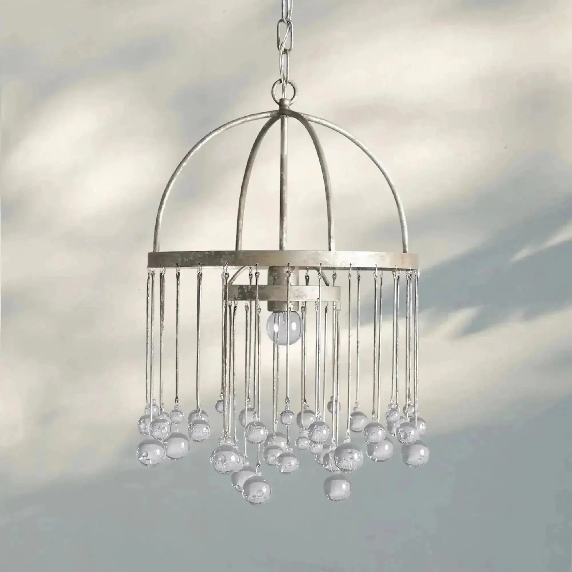 Aubrey Modern Crystal Ball Pendant Lamp