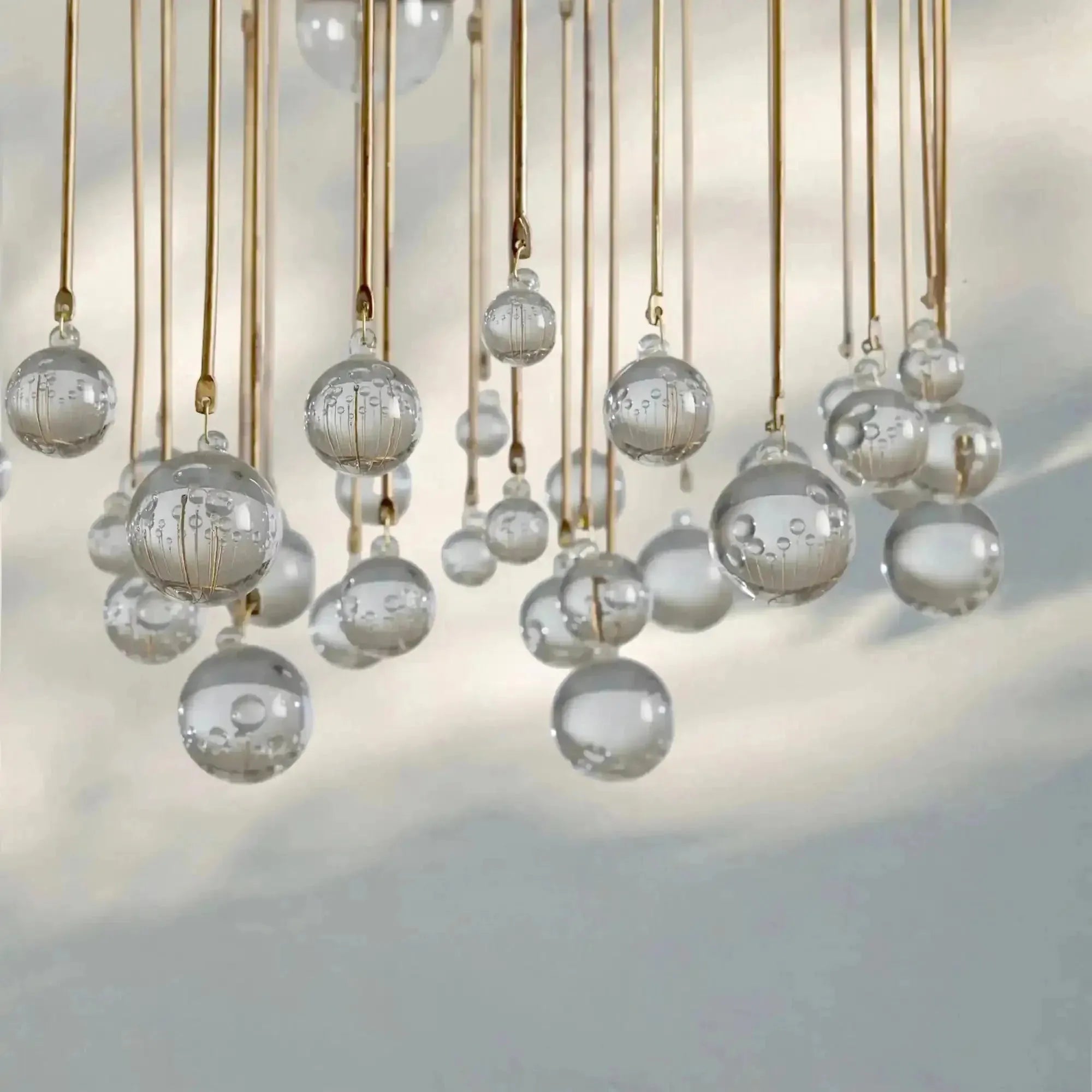 Aubrey Modern Crystal Ball Pendant Lamp