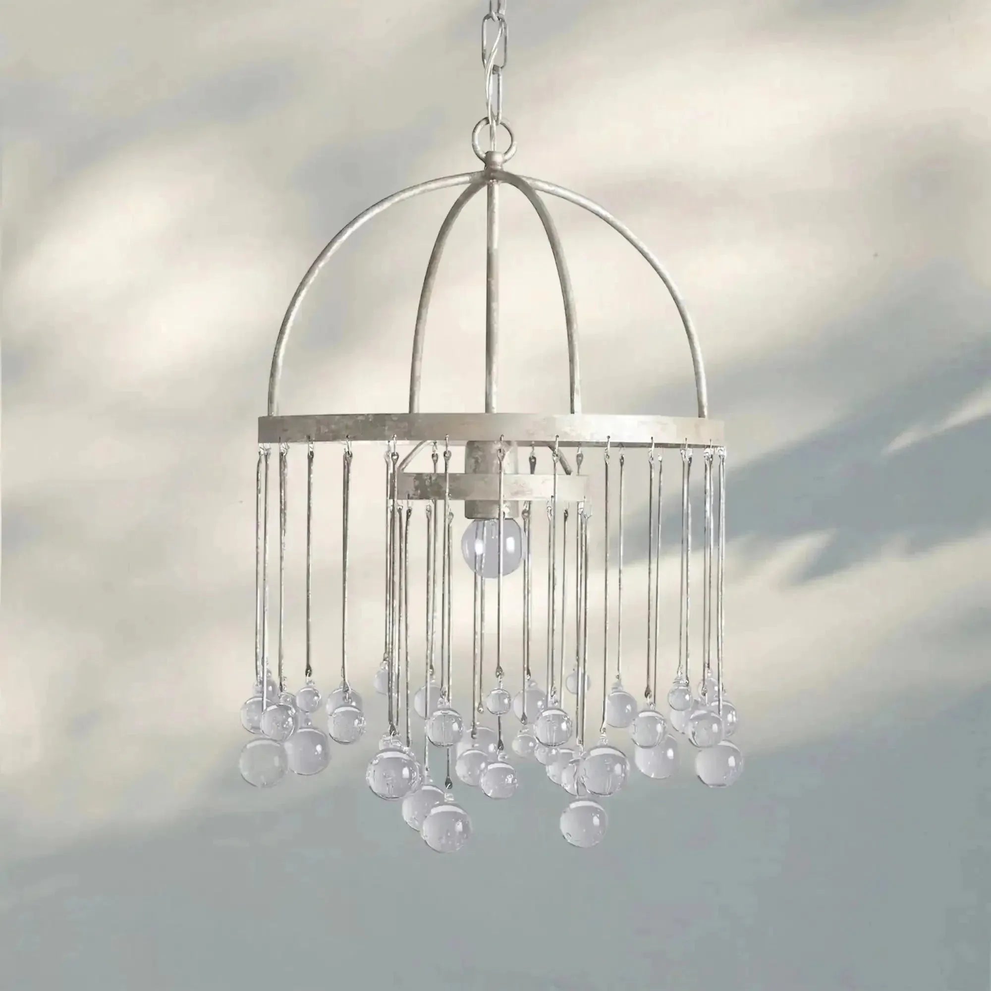 Aubrey Modern Crystal Ball Pendant Lamp