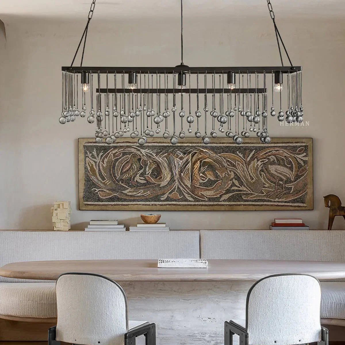 Aubrey Rectangular Chandelier 47''60''