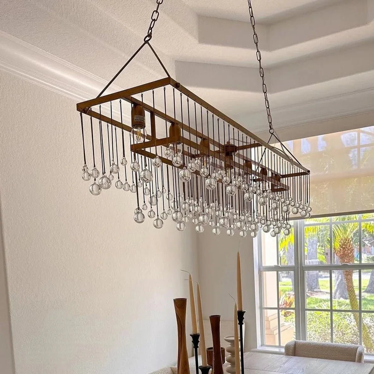 Aubrey Rectangular Chandelier 47''60''