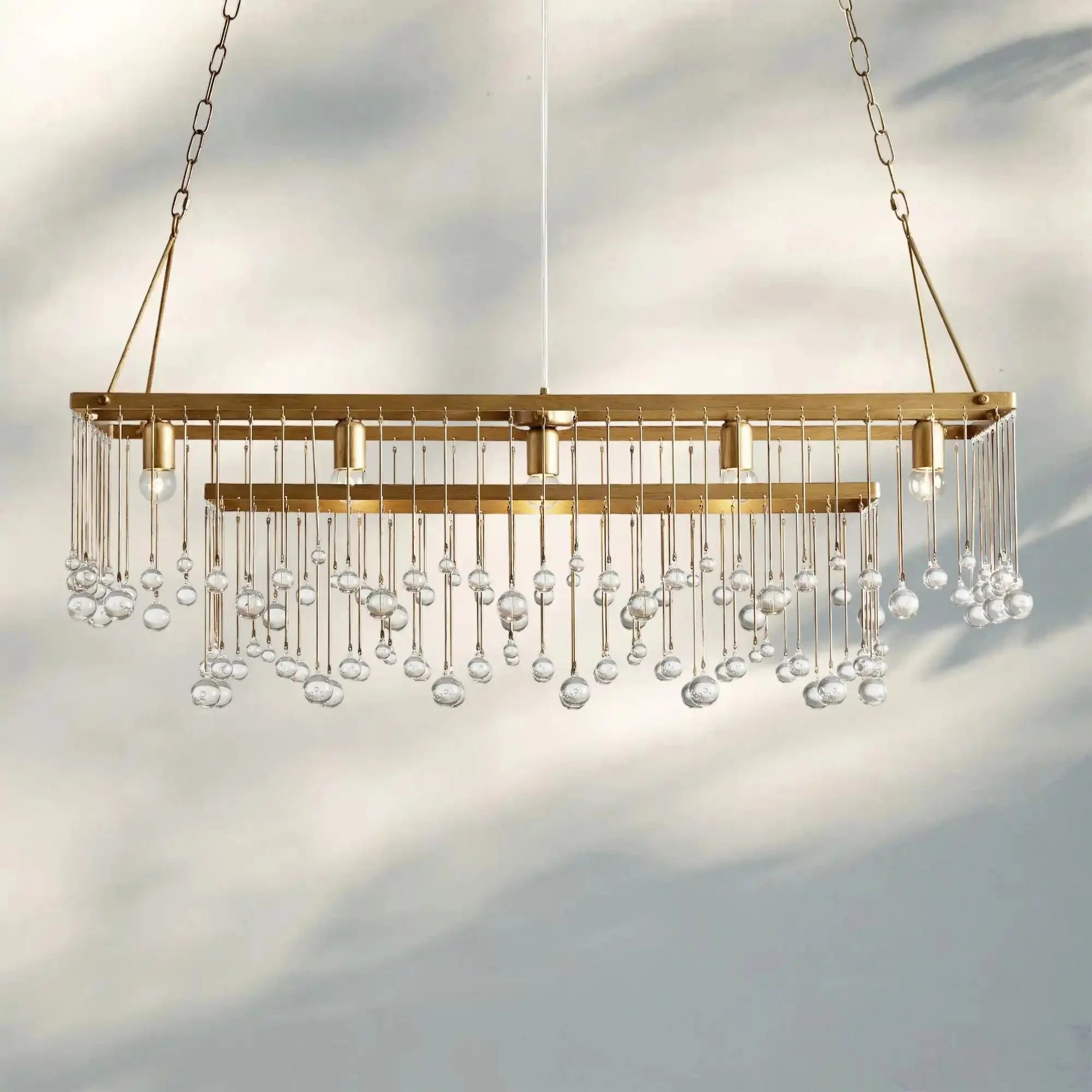 Aubrey Rectangular Chandelier 47''60''