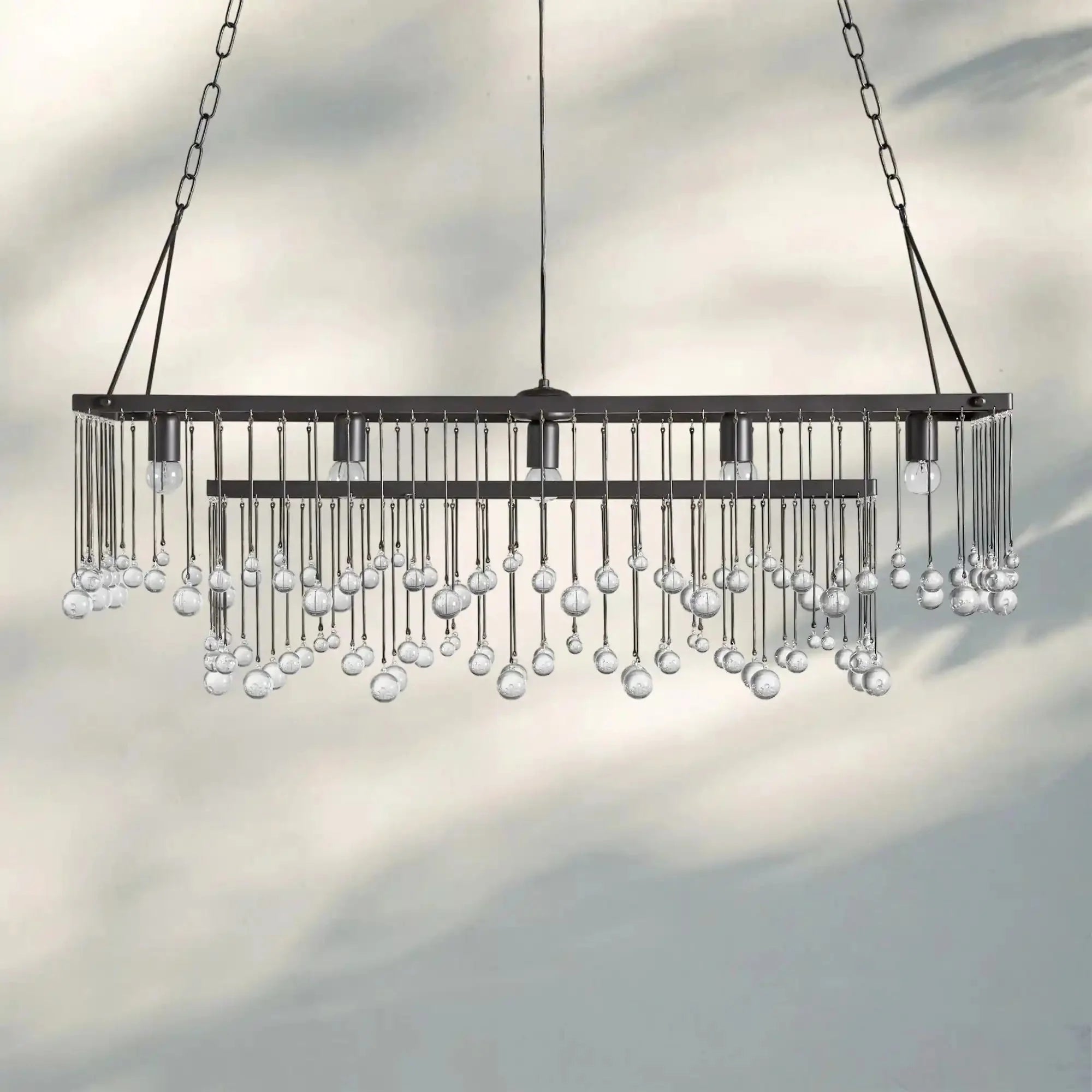 Aubrey Rectangular Chandelier 47''60''
