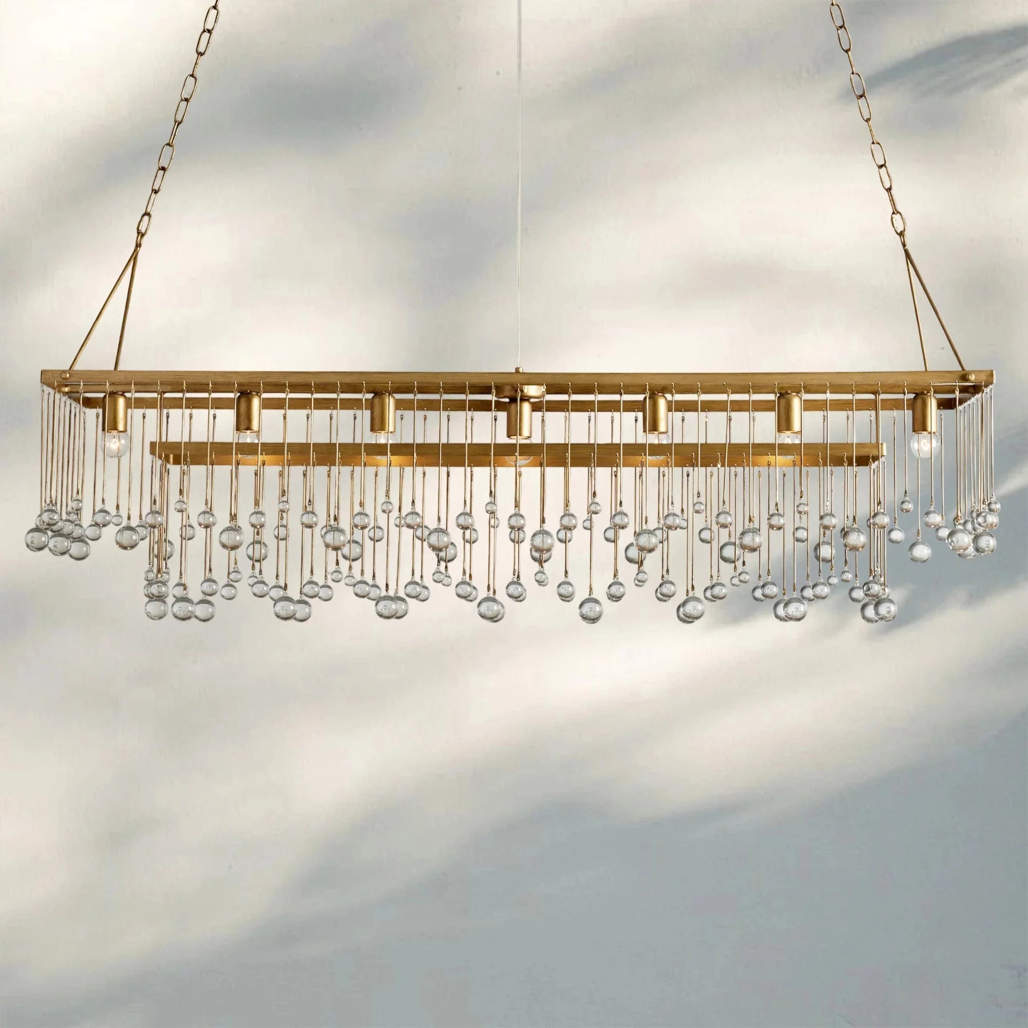 Aubrey Rectangular Chandelier 47''60''