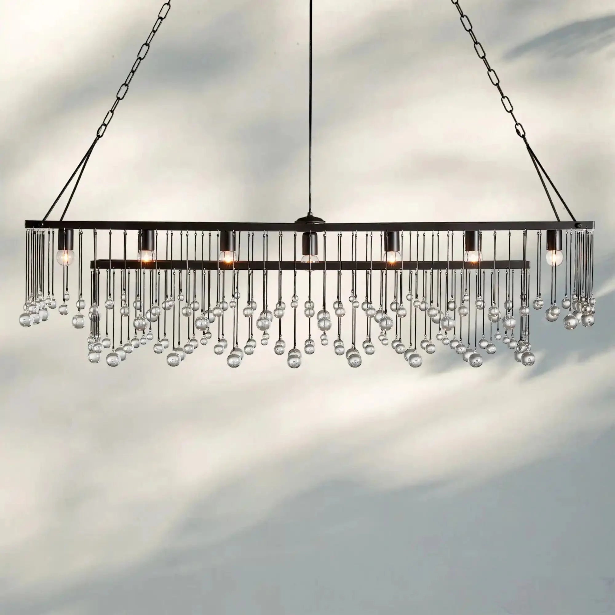 Aubrey Rectangular Chandelier 47''60''