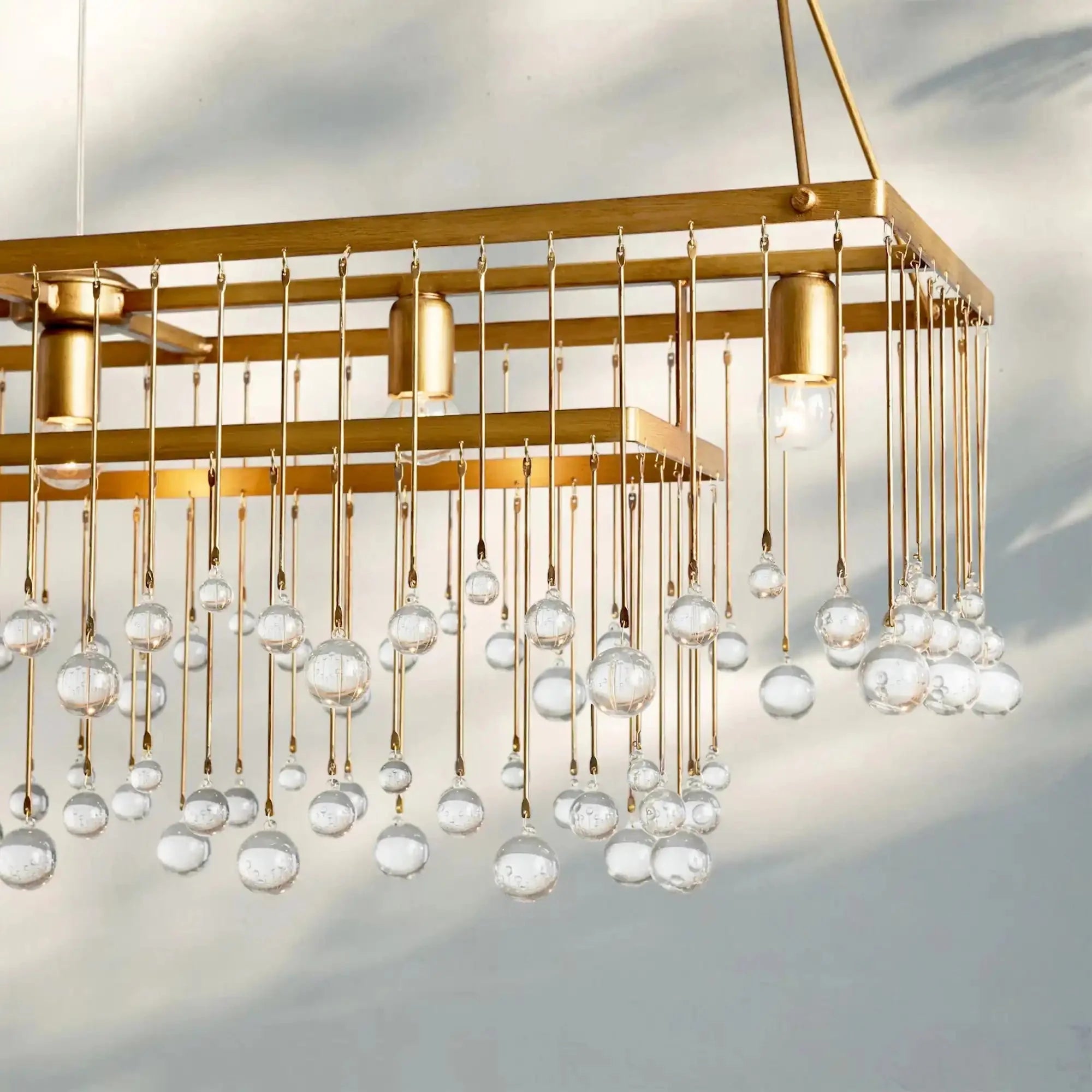 Aubrey Rectangular Chandelier 47''60''