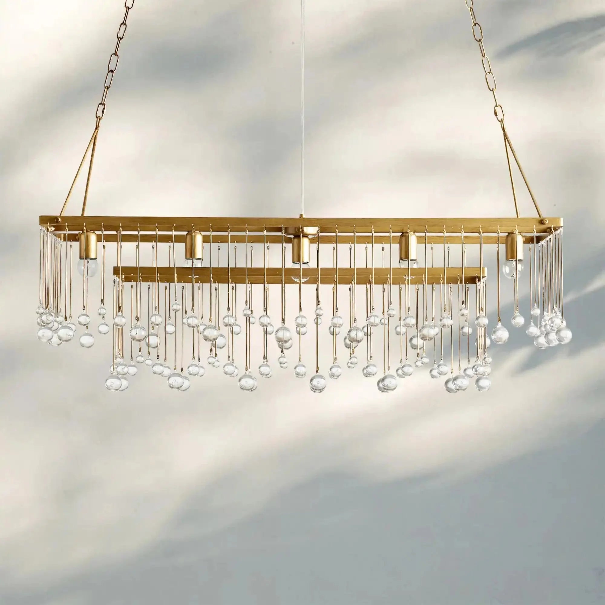 Aubrey Rectangular Chandelier 47''60''