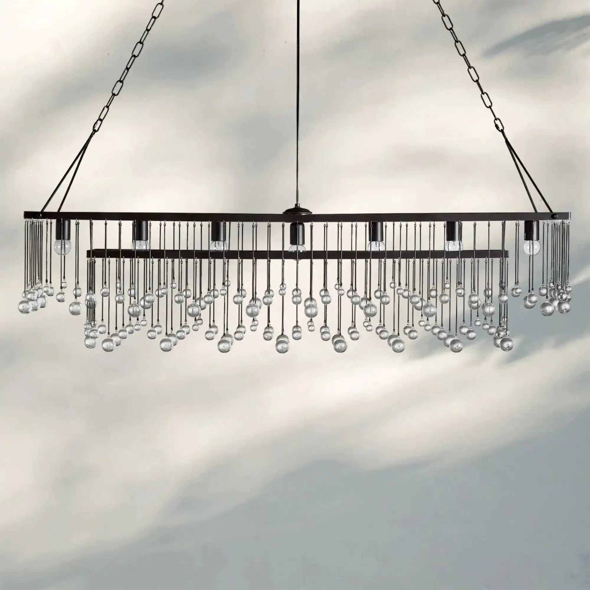 Aubrey Rectangular Chandelier 47''60''