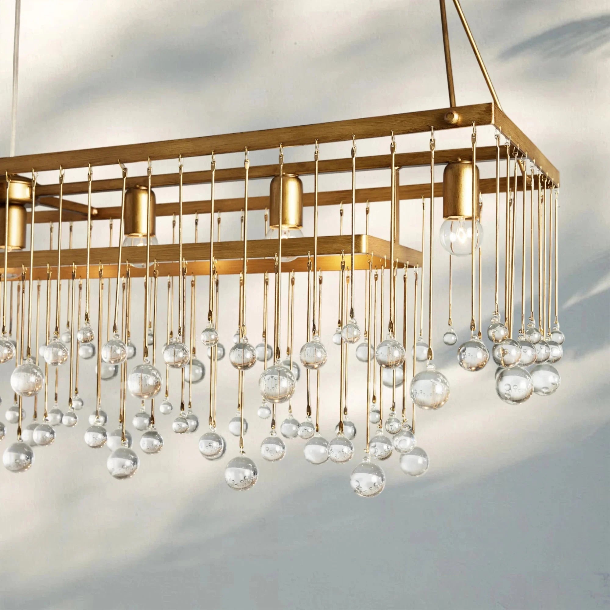 Aubrey Rectangular Chandelier 47''60''