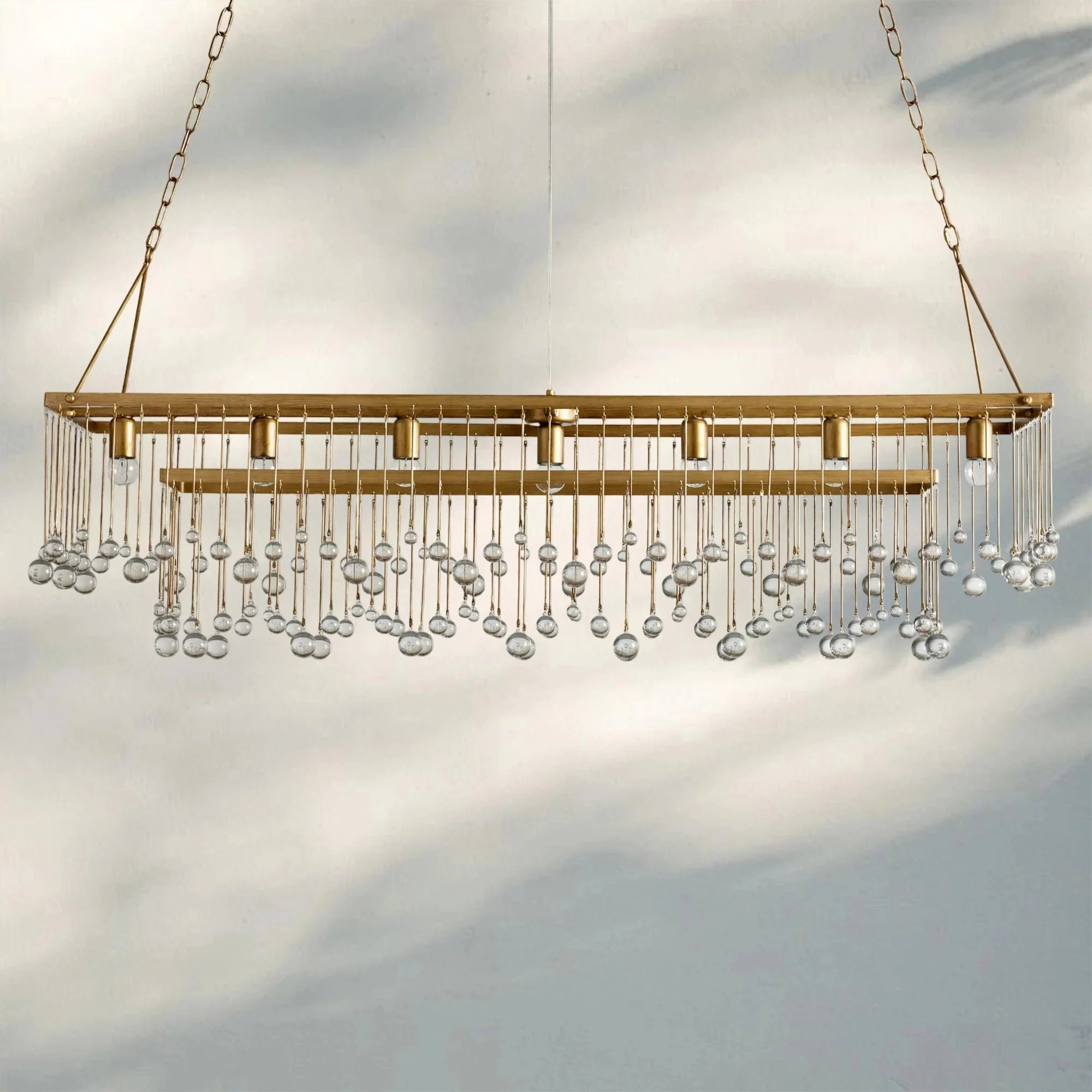 Aubrey Rectangular Chandelier 47''60''