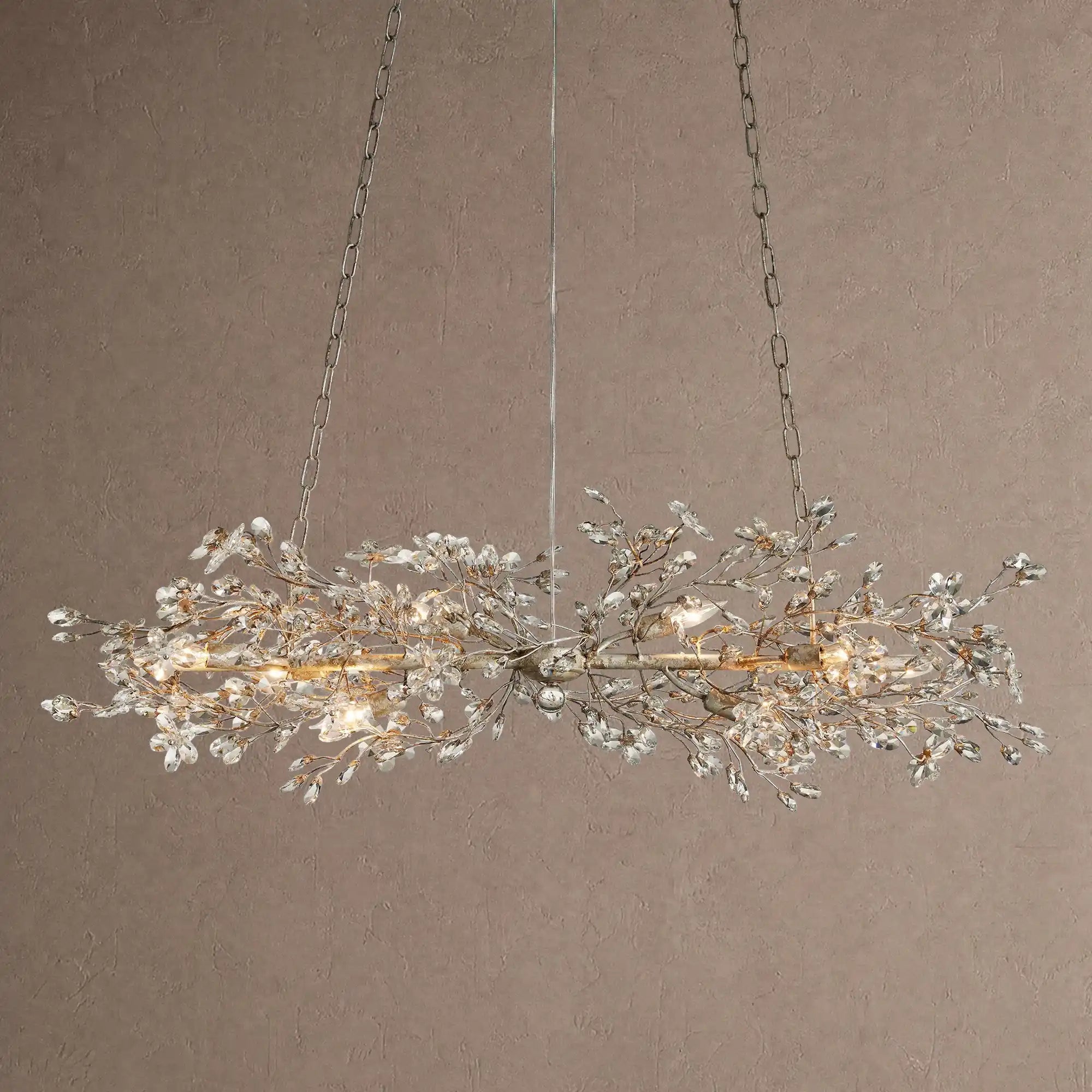 Fiore Linear Chandelier 43" 51" 68"W