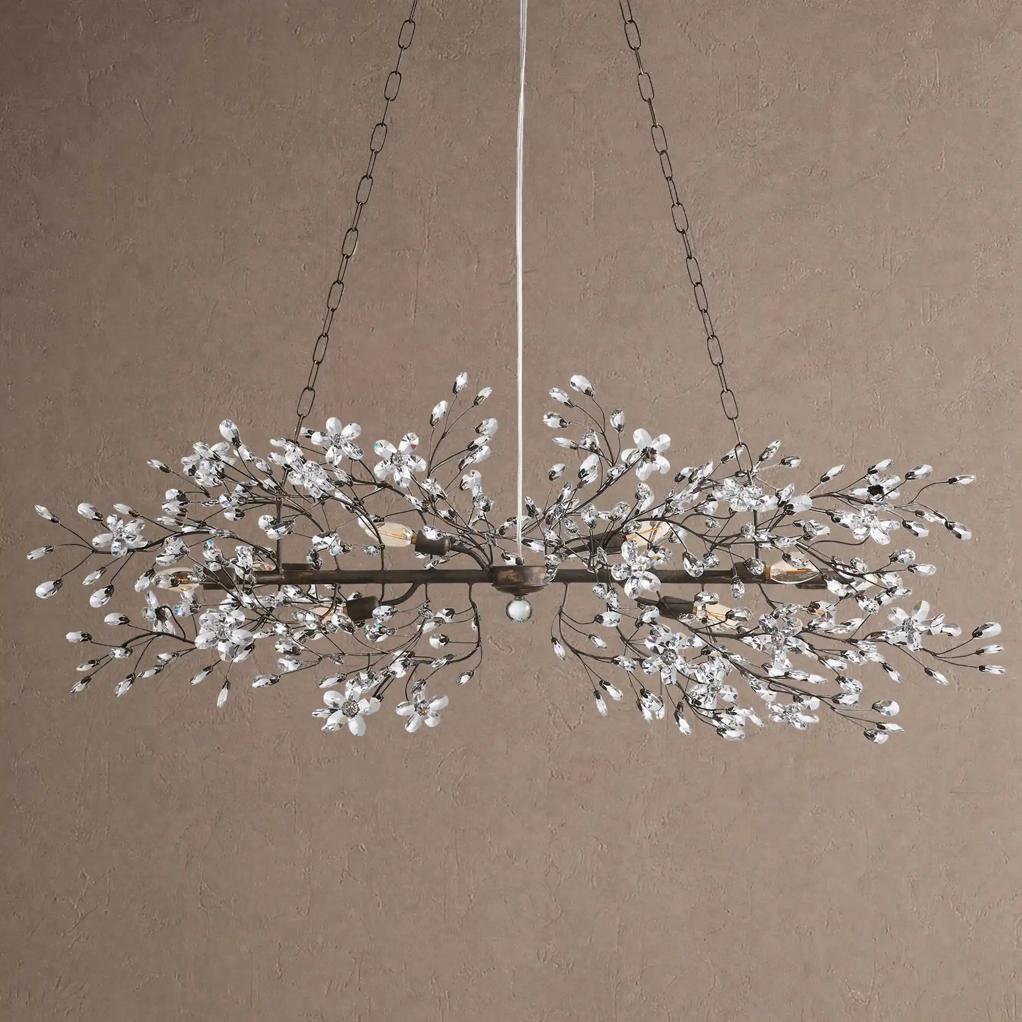Fiore Linear Chandelier 43" 51" 68"W