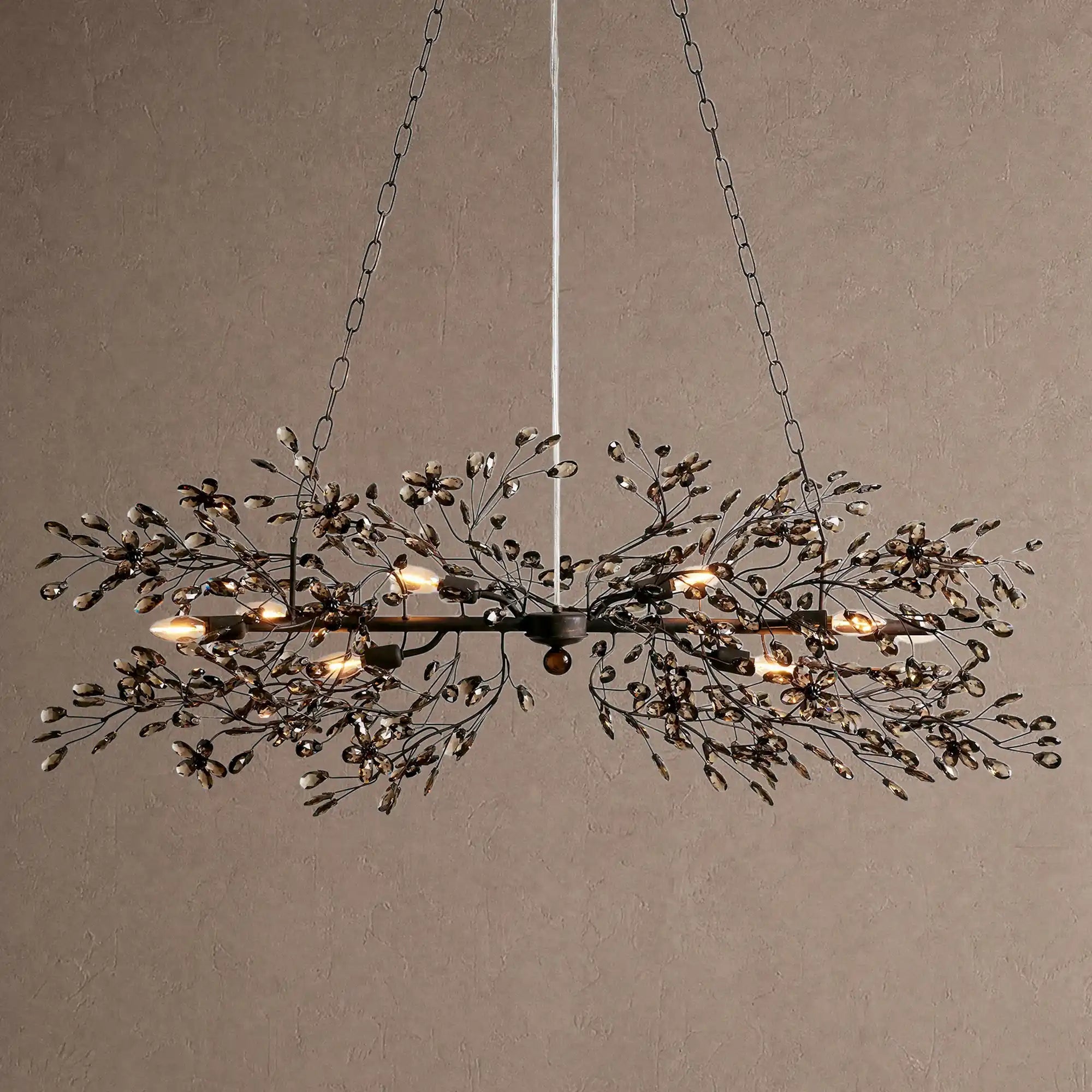 Fiore Linear Chandelier 43" 51" 68"W