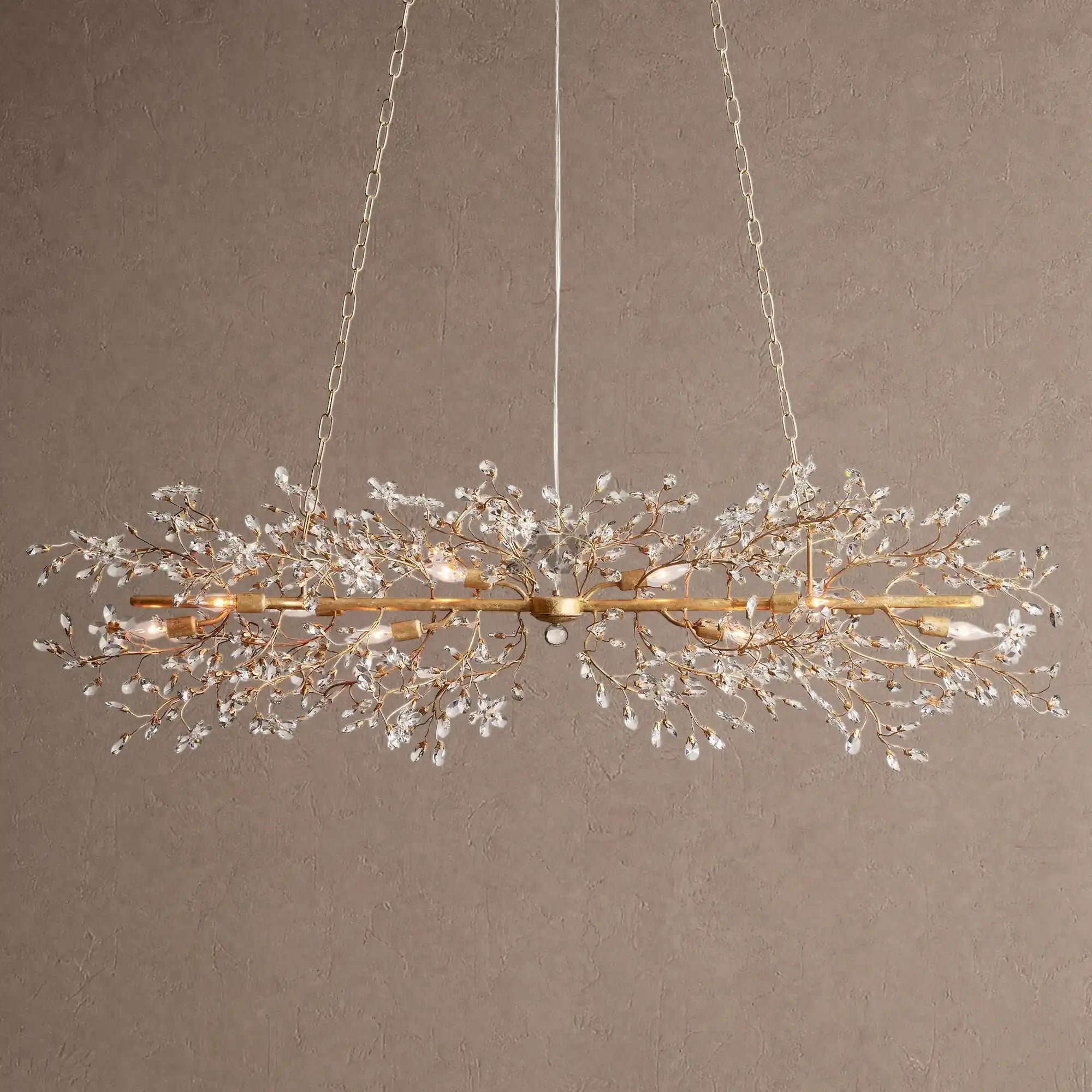 Fiore Linear Chandelier 43" 51" 68"W