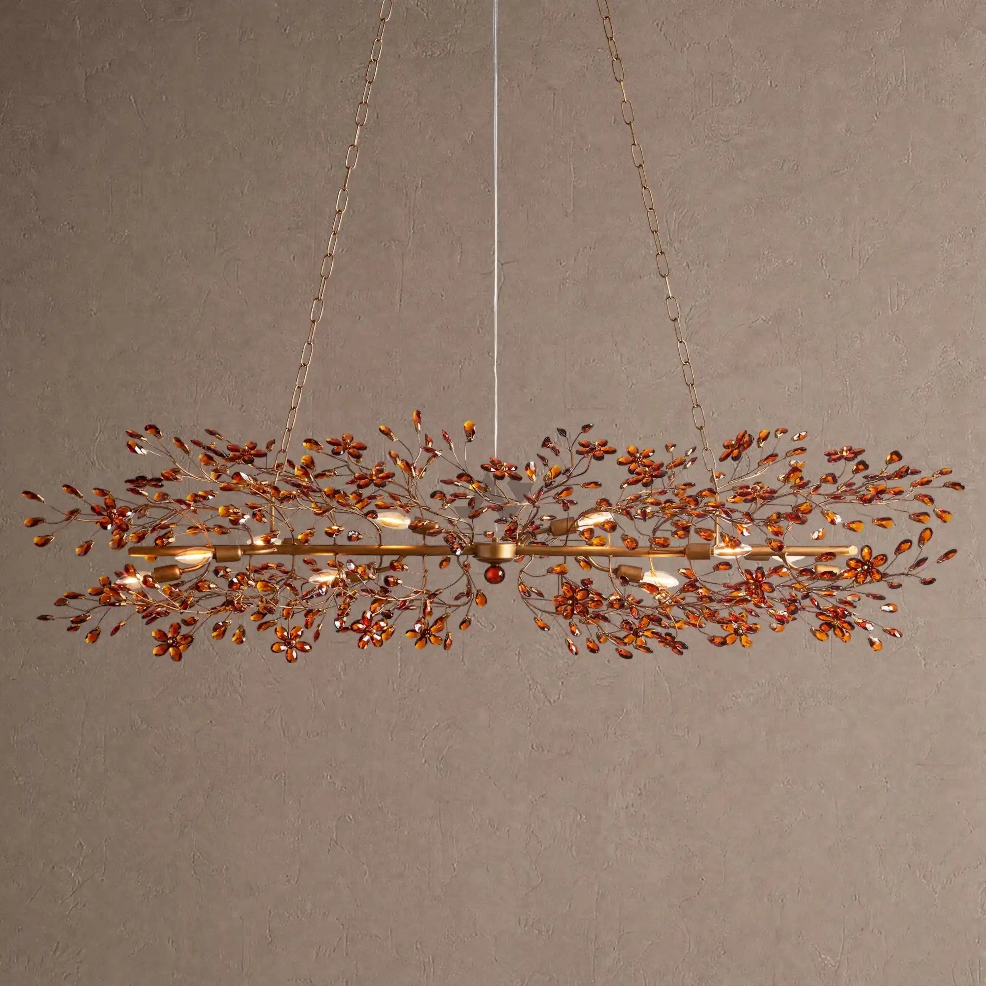 Fiore Linear Chandelier 43" 51" 68"W