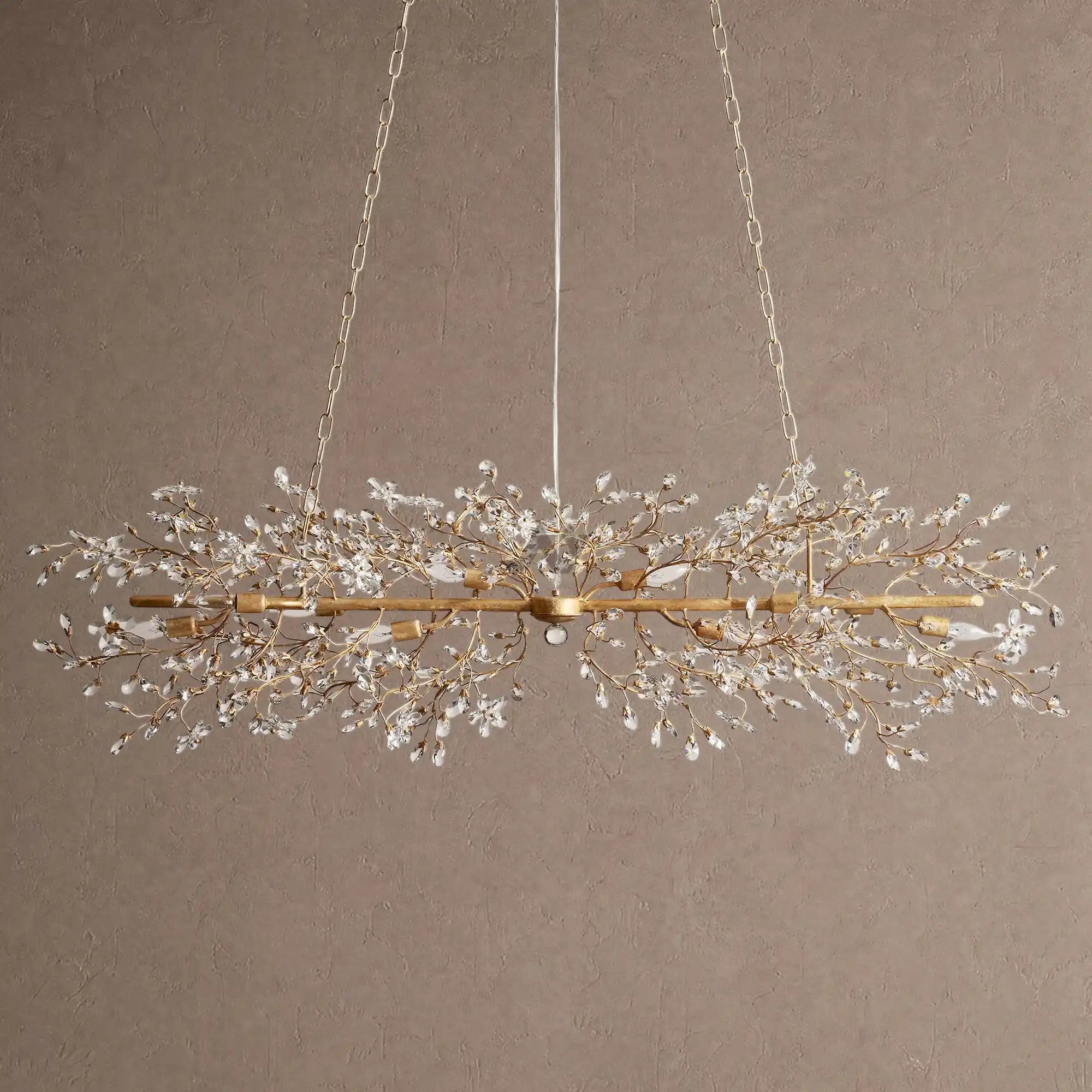 Fiore Linear Chandelier 43" 51" 68"W