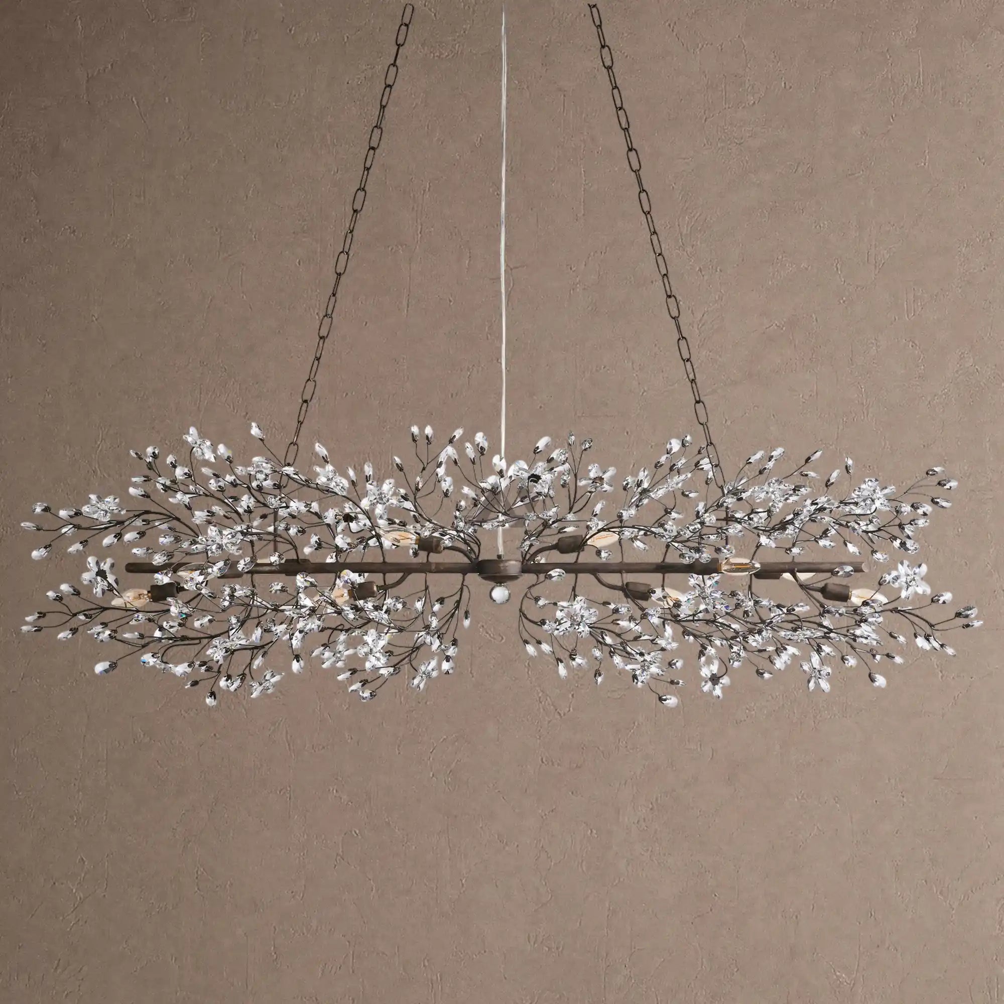 Fiore Linear Chandelier 43" 51" 68"W