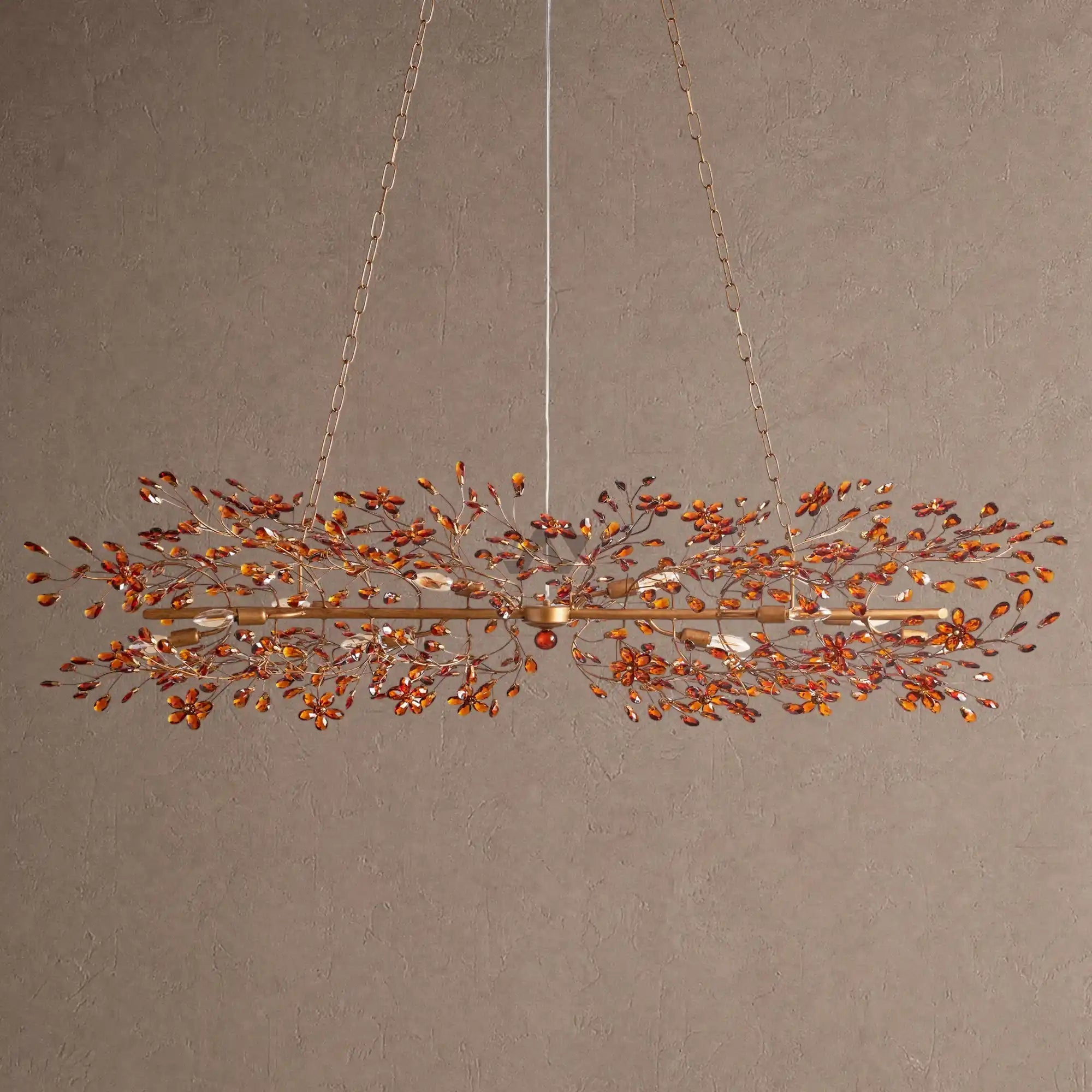 Fiore Linear Chandelier 43" 51" 68"W