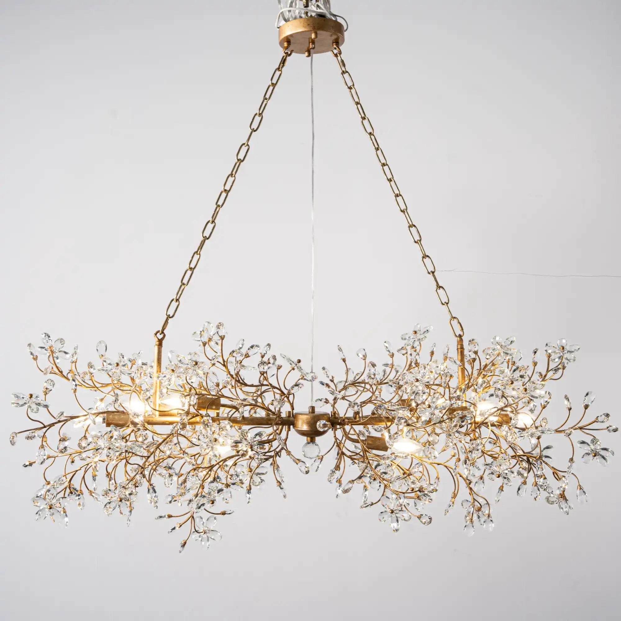 Fiore Linear Chandelier 43" 51" 68"W