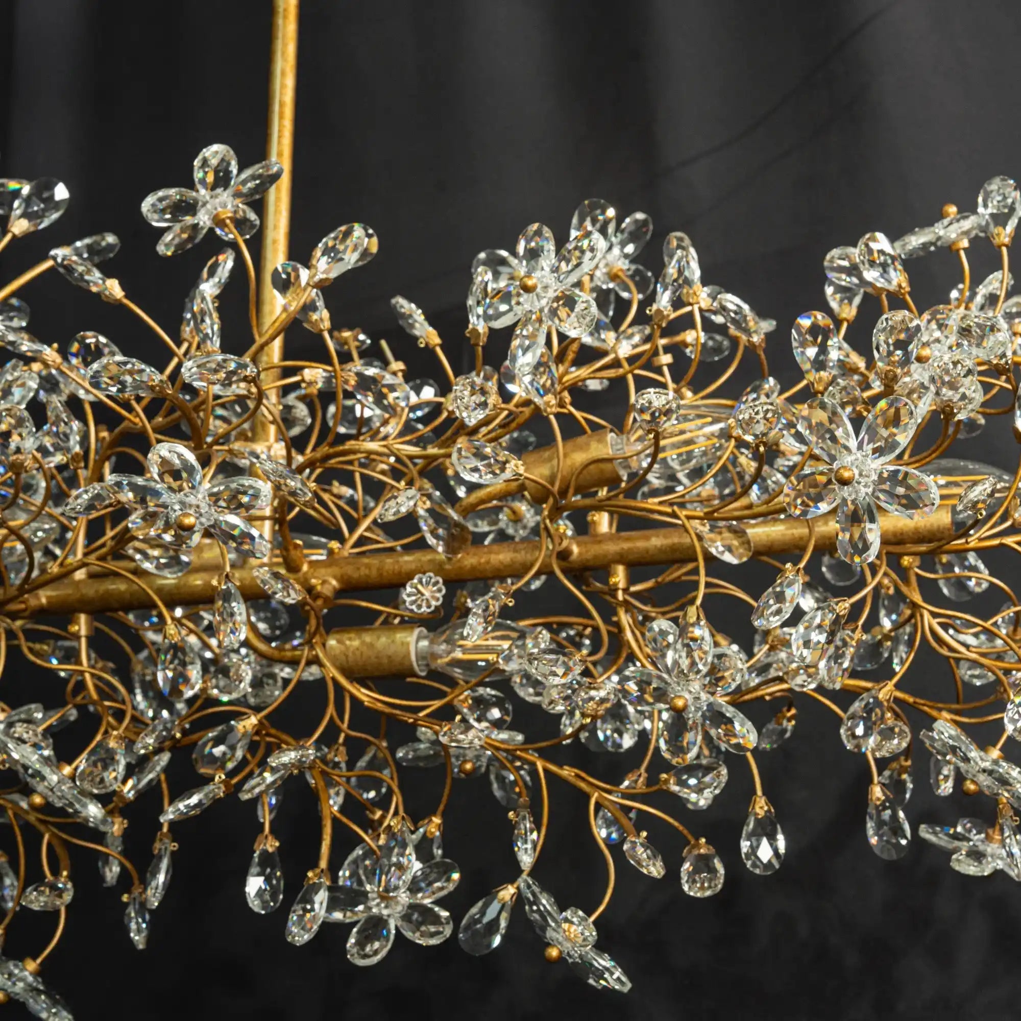 Fiore Linear Chandelier 43" 51" 68"W
