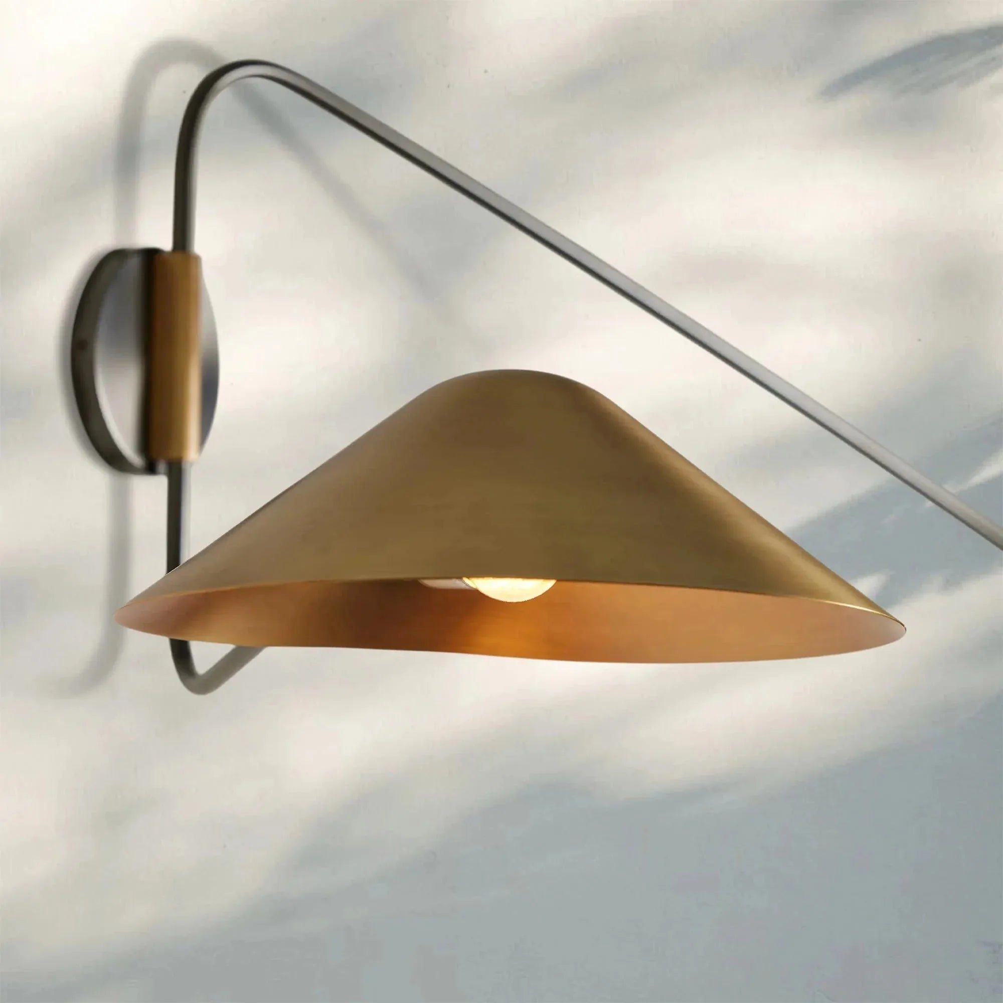 Simms Long Arm Double Wall Sconce