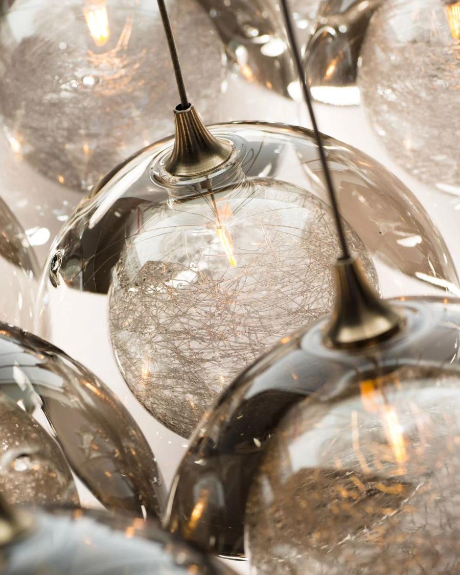 Drizzle Square Chandelier-Chandelier-Briglighting
