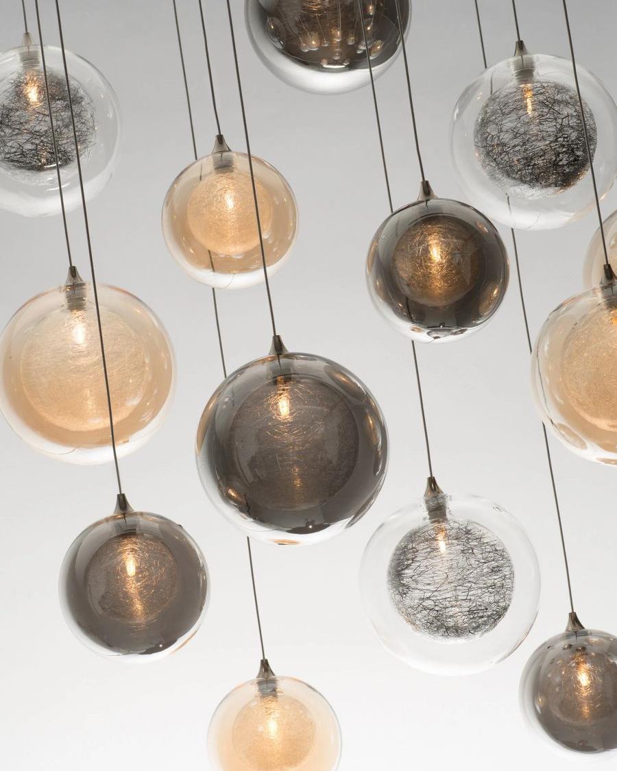Drizzle Square Chandelier-Chandelier-Briglighting
