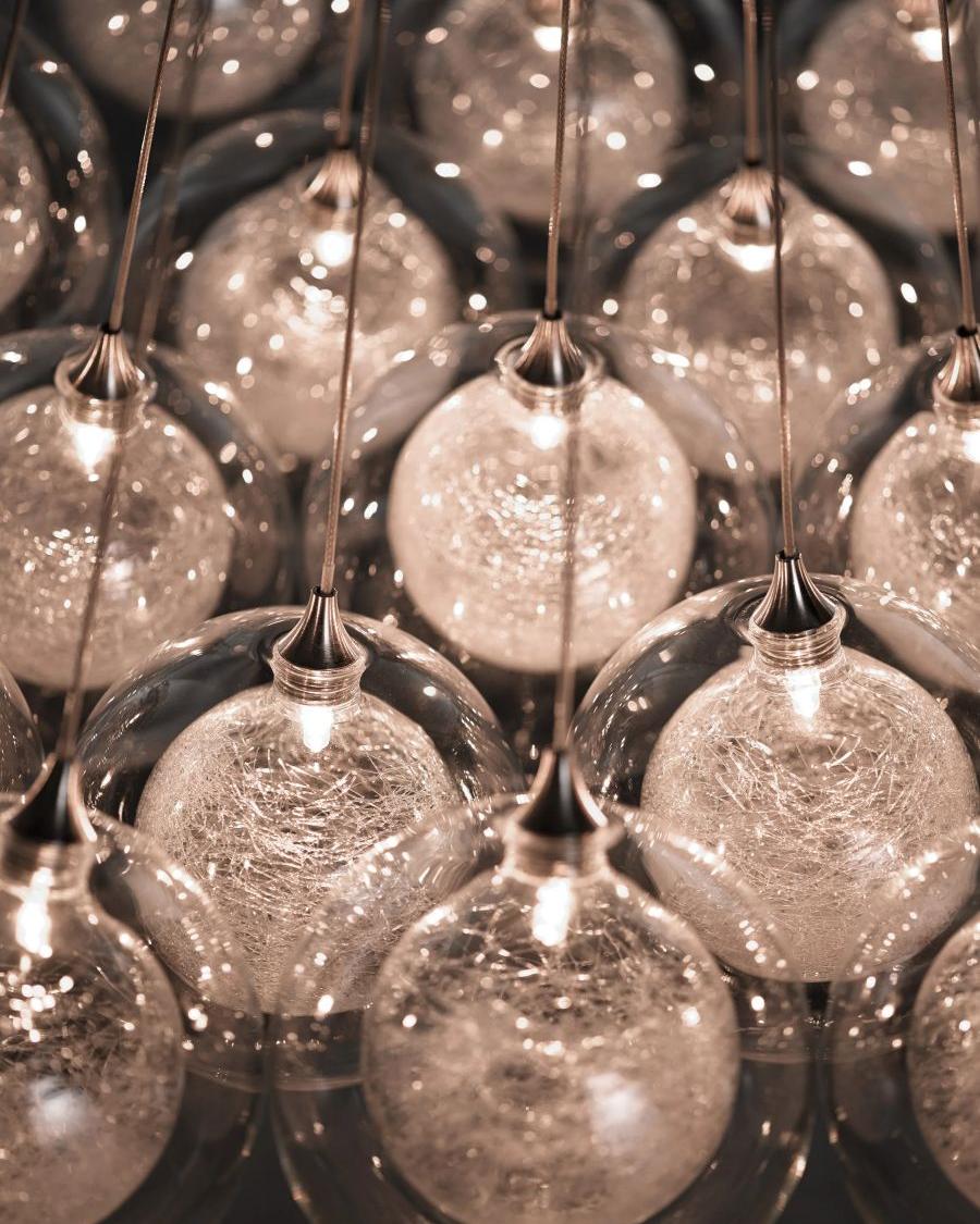 Drizzle Square Chandelier-Chandelier-Briglighting