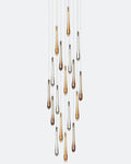 Dewdrop Square Chandelier-Chandelier-Briglighting