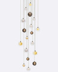 Drizzle Square Chandelier-Chandelier-Briglighting