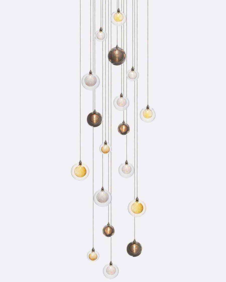 Drizzle Square Chandelier-Chandelier-Briglighting