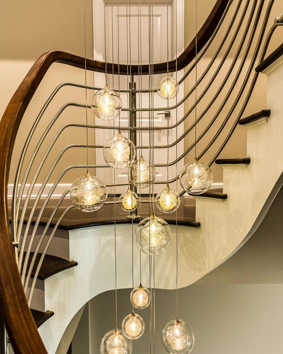Drizzle Square Chandelier-Chandelier-Briglighting