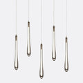 Dewdrop Small Rectangle Chandelier-Chandelier-Briglighting