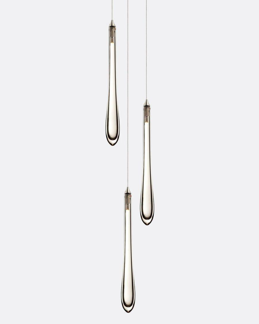 Dewdrop Small Round Chandelier-Chandelier-Briglighting