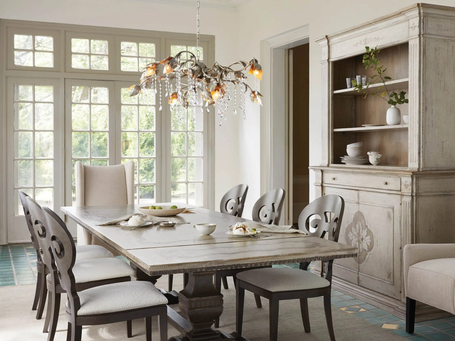 Uma Rectangular Chandelier-Chandelier-Briglighting