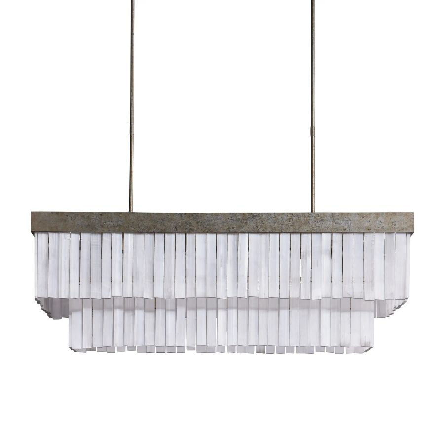 Eden Rectangular Chandelier-Chandelier-Briglighting