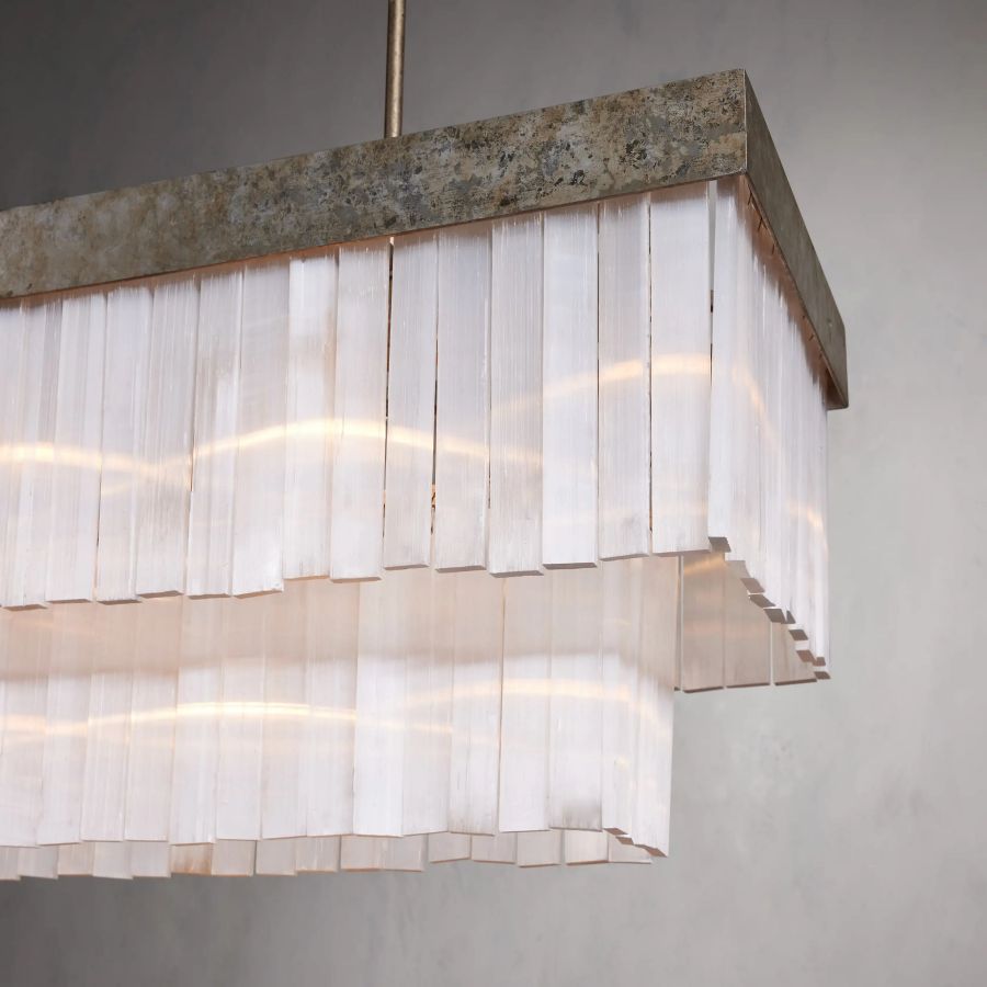 Eden Rectangular Chandelier-Chandelier-Briglighting