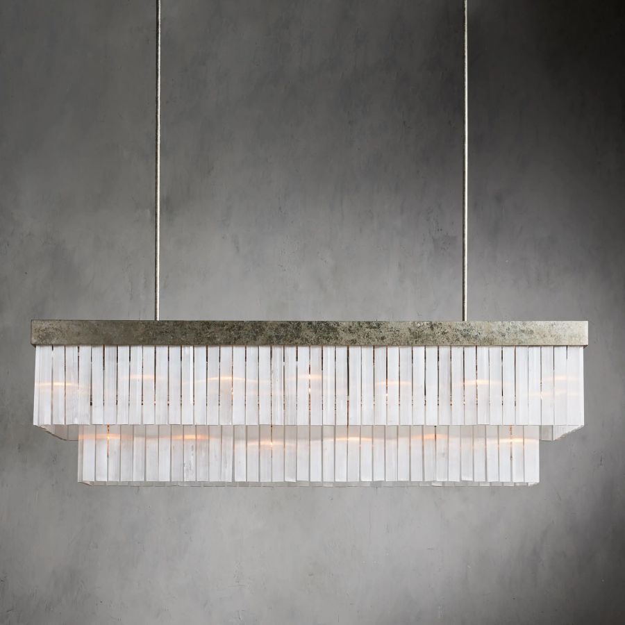 Eden Rectangular Chandelier-Chandelier-Briglighting