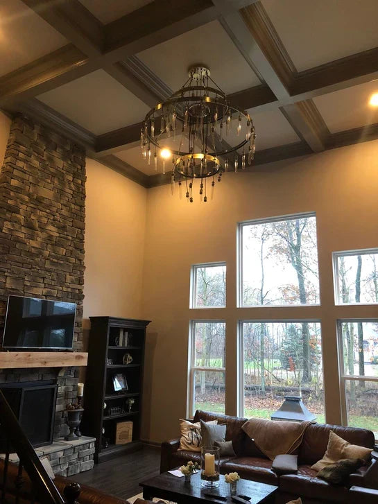 Retro-Inspired Metal Pendant Light Chandelier for Living Room/Bedroom/Staircase/Villa-Briglighting
