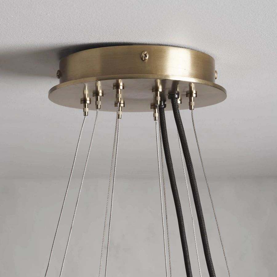 Forrest 2-Tier Round Chandelier-Chandelier-Briglighting