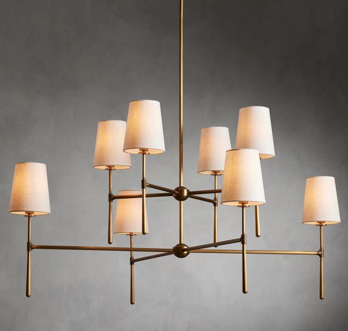 Gwyneth 2-Tier Round Chandelier-Chandelier-Briglighting