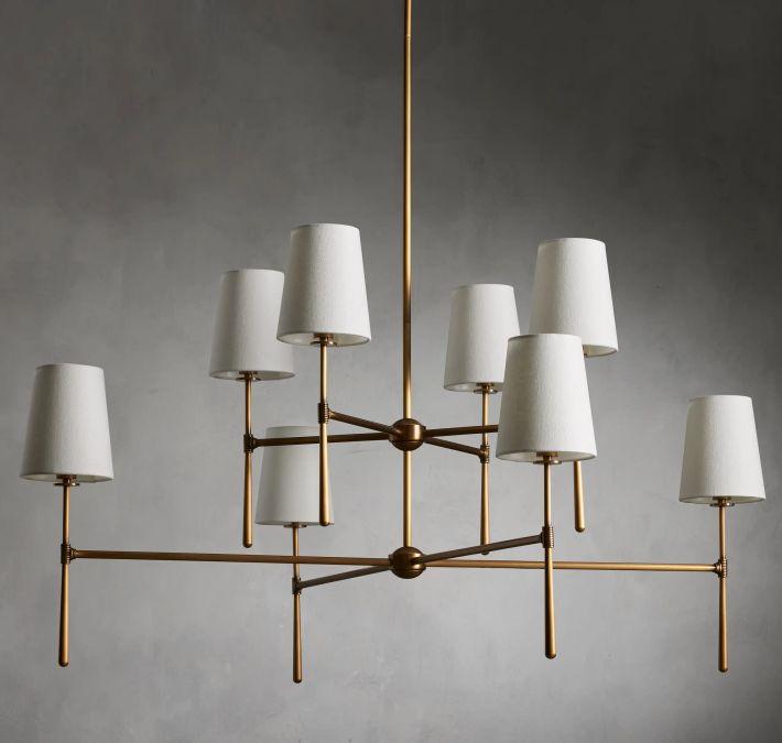 Gwyneth 2-Tier Round Chandelier-Chandelier-Briglighting