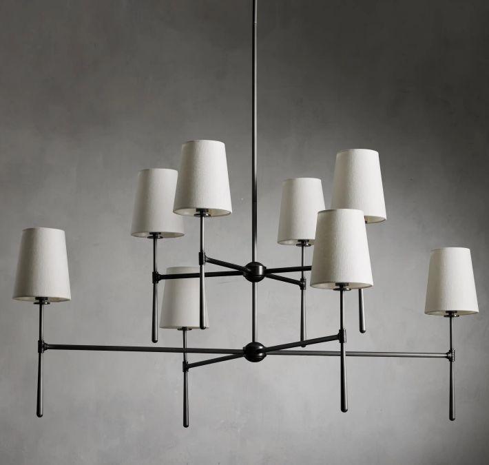 Gwyneth 2-Tier Round Chandelier-Chandelier-Briglighting