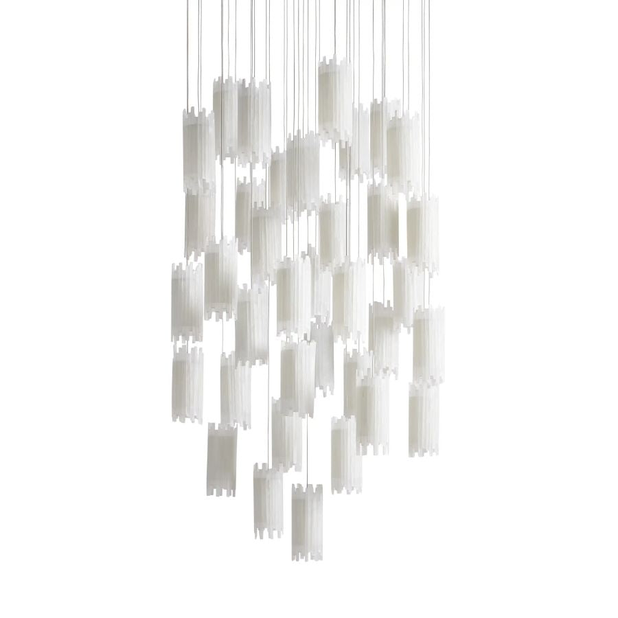 Gideon Round Chandelier-Chandelier-Briglighting