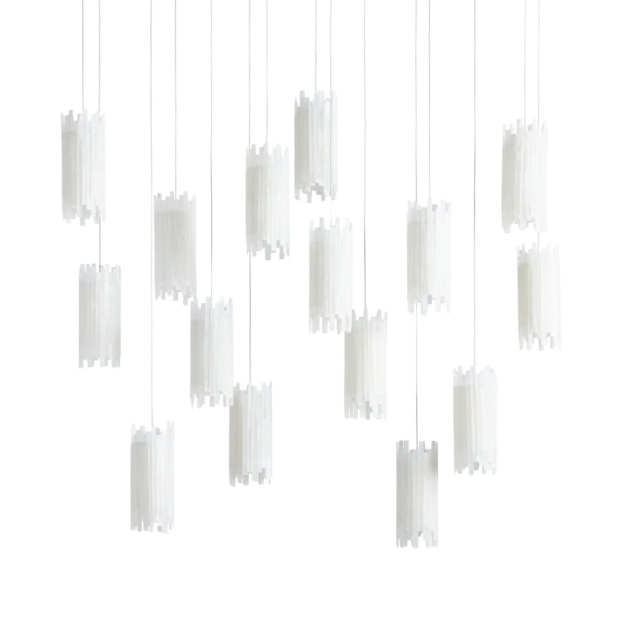 Gideon Rectangular Chandelier-Chandelier-Briglighting