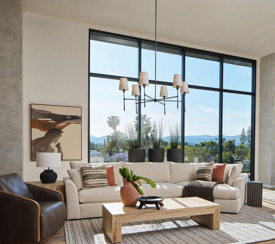 Gwyneth Round Chandelier-Chandelier-Briglighting