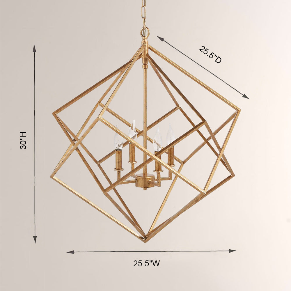 Geode 30" Chandelier-Chandelier-Briglighting