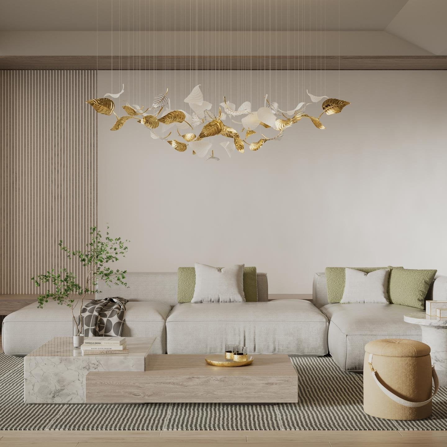 Nature Branch LED Chandelier-Chandelier-Briglighting