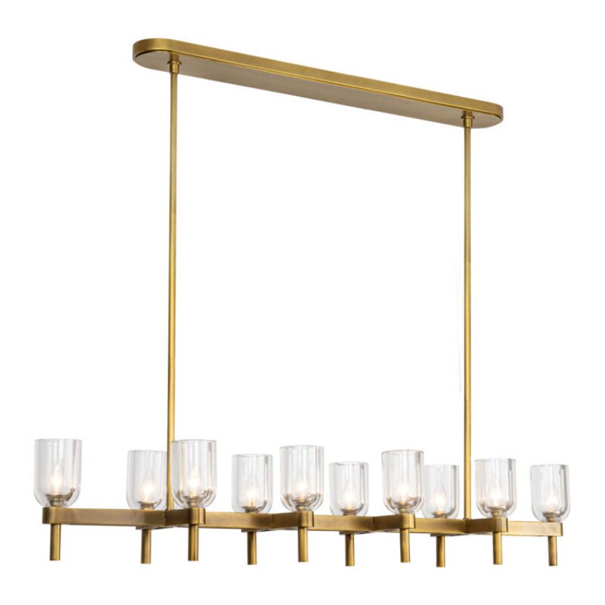 Harmonie Linear Chandelier 52"-Chandelier-Briglighting